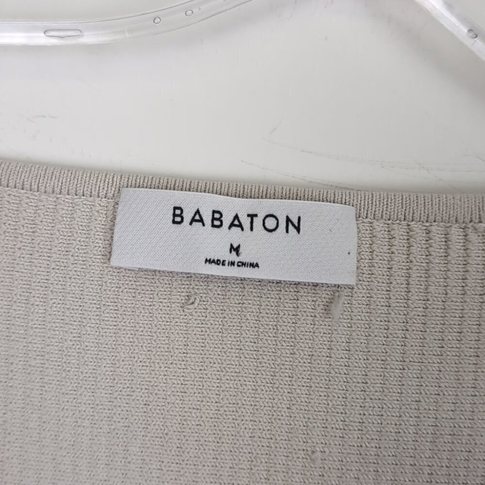 Aritzia babaton sculpt knit square neck crop tee - Picture 3 of 5